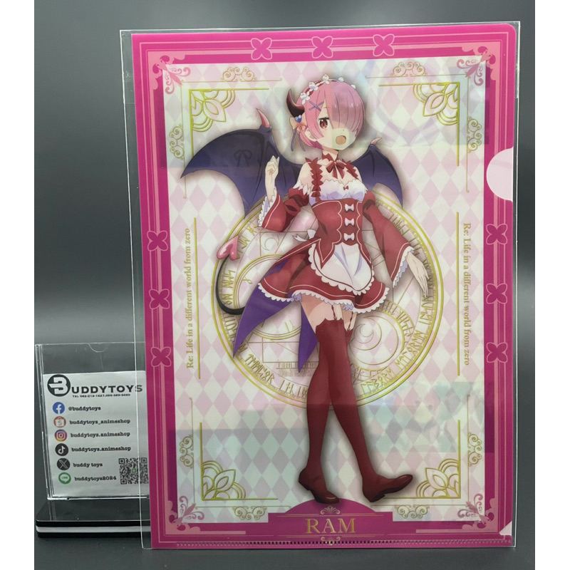 เซ็ตแฟ้ม เอมิเลีย&เรม&แรม -รีซีโร่[Sega Limited-Re:Zero Starting Life In Another World -Clear File Set- Emilia&Rem&Ram]