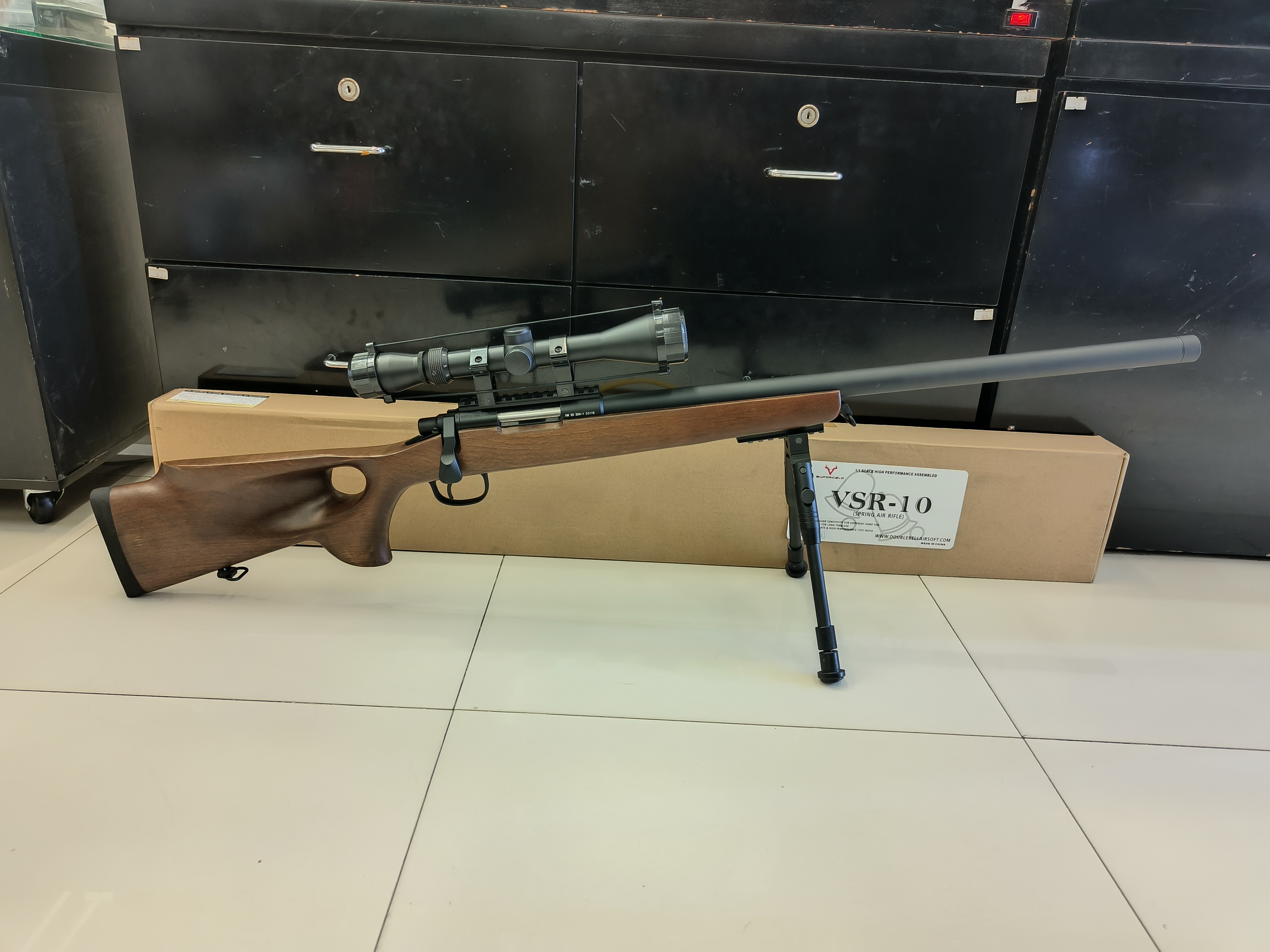 VSR-10 DB.204-1 ระบบสปริง ชักยิง ไม้แท้ - Double Bell