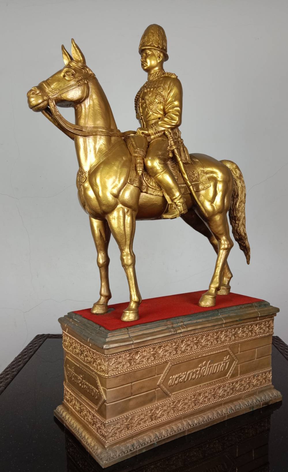 518.พระบรมรูปหล่อในหลวงรัชกาลที่ 5 พระบาทสมเด็จพระปรมินทรมหาจุฬาลงกรณ์ พระจุลจอมเกล้าเจ้าอยู่หัวทรงม้า(พระบรมรูปทรงม้า) องค์ใหญ่