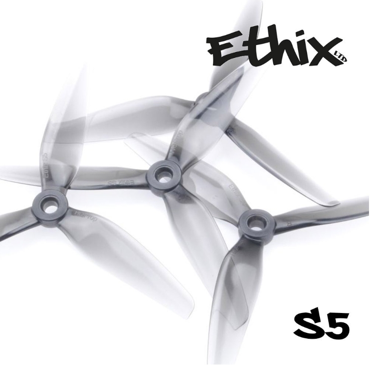 HQProp ETHIX S5 5x4x3 ใบพัดโดรน FPV Racing Freestyle 1ชุด 4ใบ