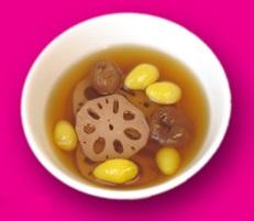 M-0080004 รากบัวแปะก๊วยน้ำลำไย 170g
