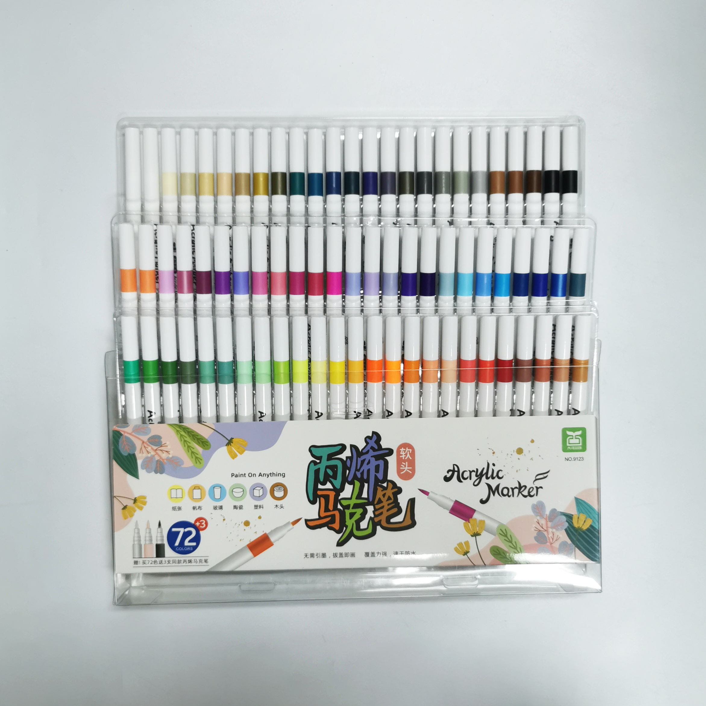 Acrylic Marker 72 Colors