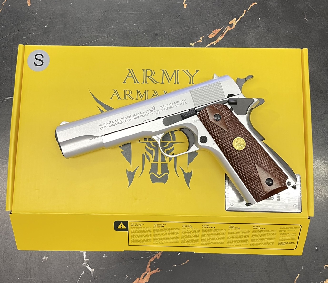 R31-S : Colt M1911A1 เงิน - ARMY Armament