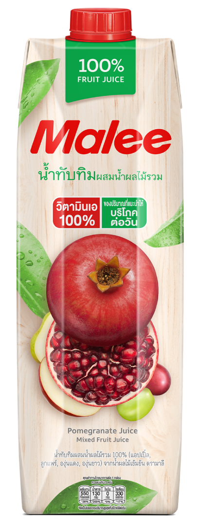 8853333017915 1000mlมาลี-น้ำทับทิมผลสมน้ำผลไม้รวม100%