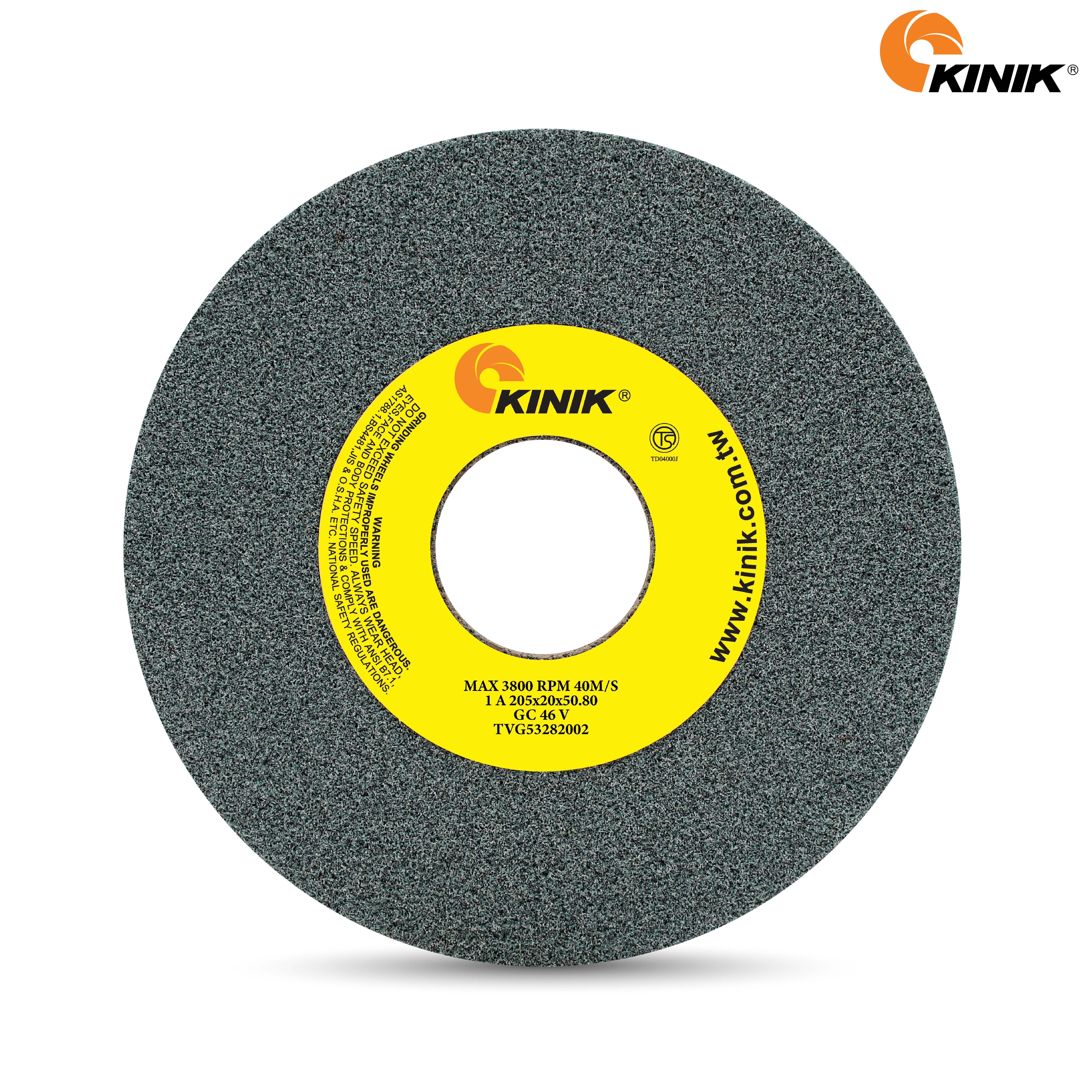 หินเจียร KINIK GC46V1A 205x20x50.8 mm.