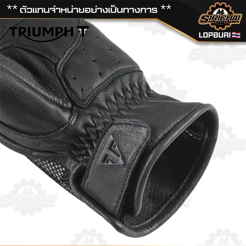 ถุงมือมอเตอร์ไซค์ ถุงมือ Triumph CHECKERBOARD MESH GLOVE