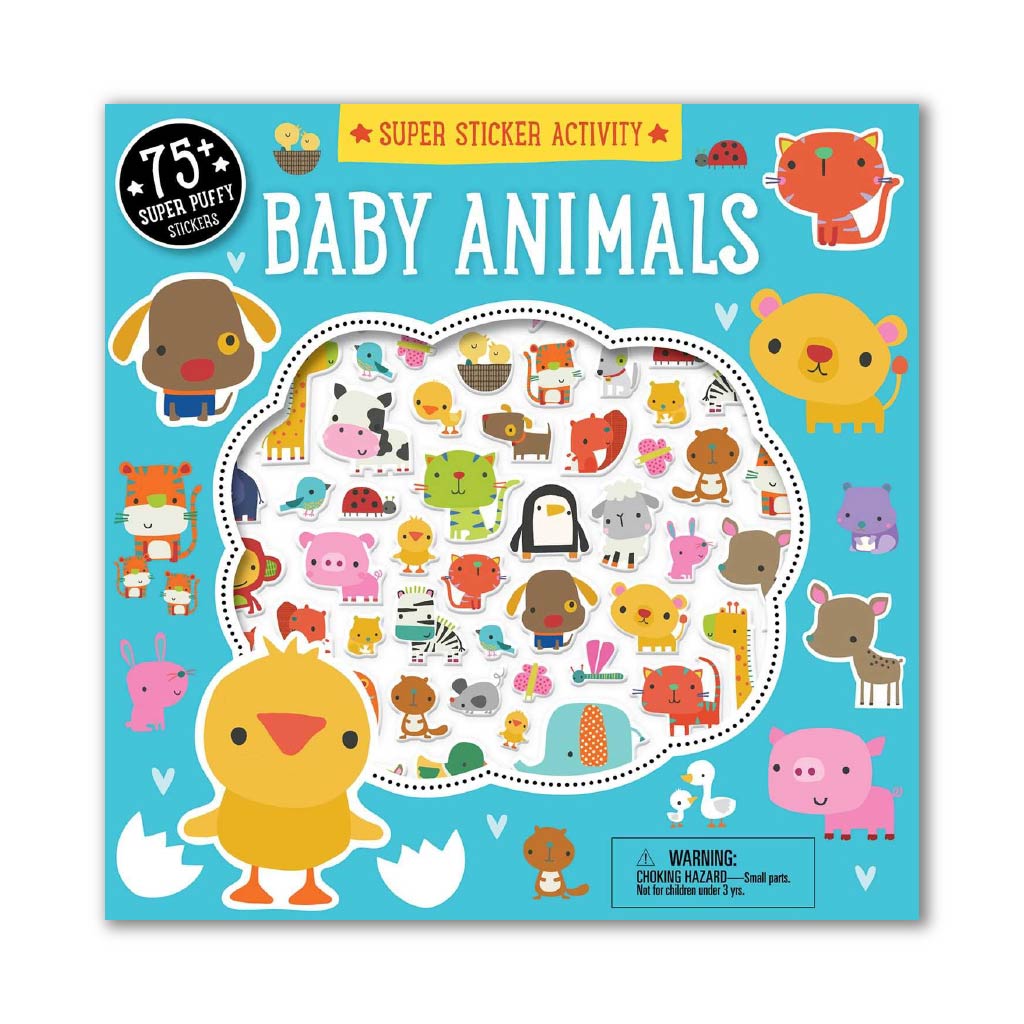 Super Sticker Activity Baby Animals