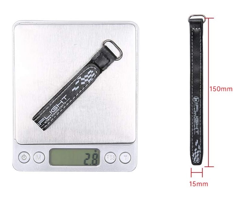 iFlight 10pcs 15x150mm Microfiber PU Leather Lipo Battery Straps สายรัดแบต อย่างเหนียว