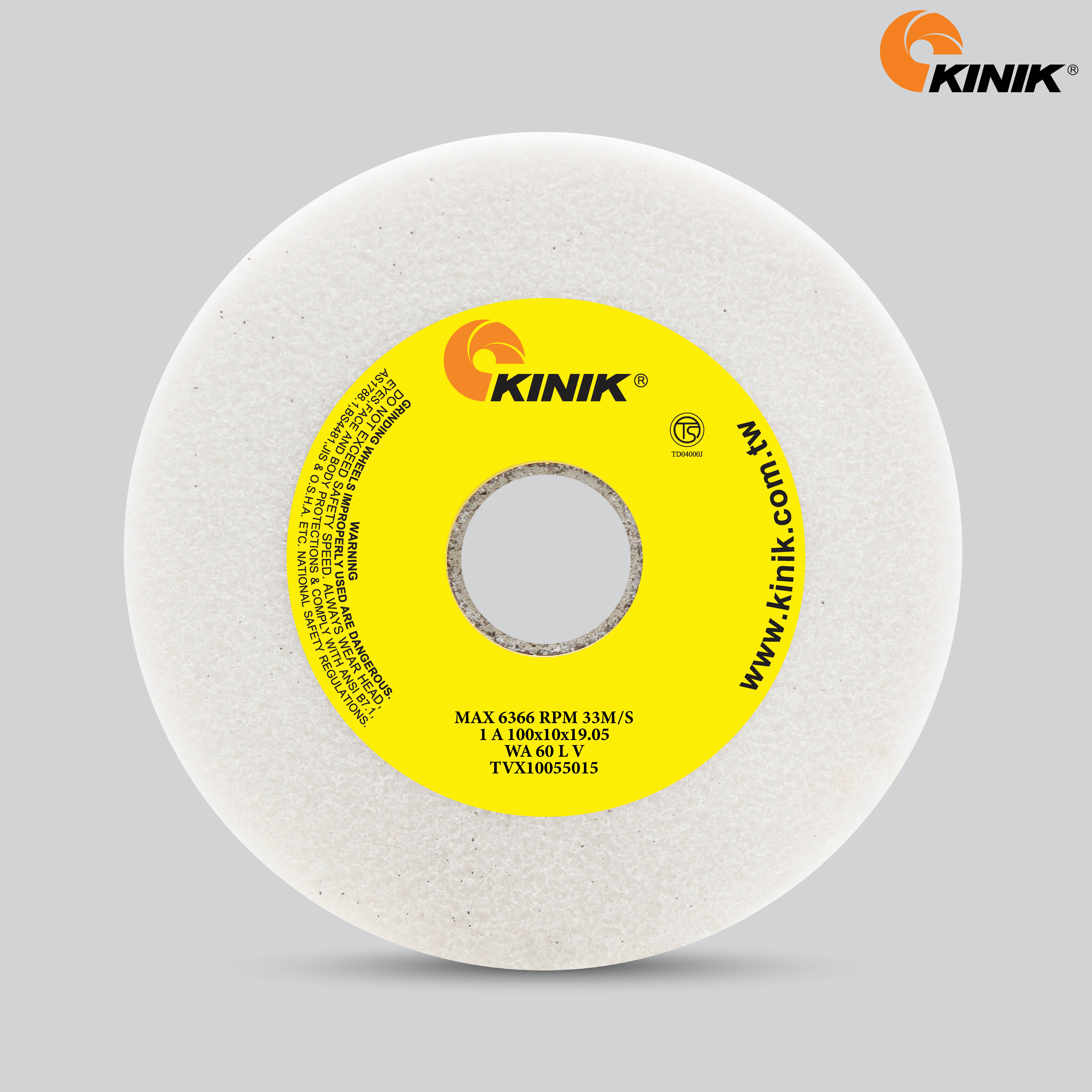 หินเจียร KINIK WA60LV1A 100x10x19.05 mm.