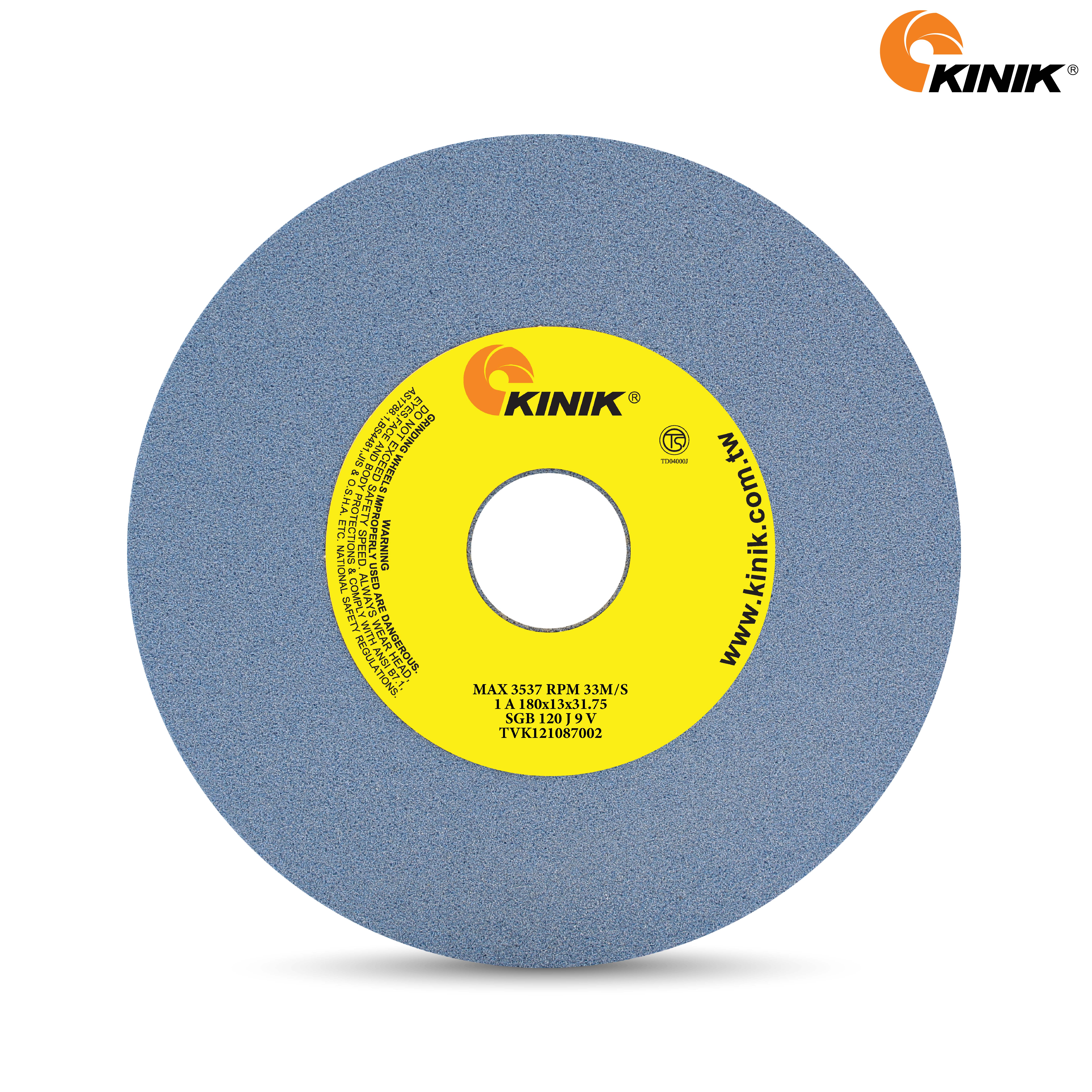 หินเจียร KINIK SGB120J9V1A 180x6x31.75 mm.
