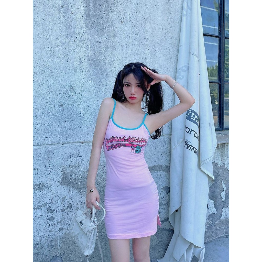 ชุดเดรสโชว์หลัง แนวเซ็กซี่ Y2K CN2079