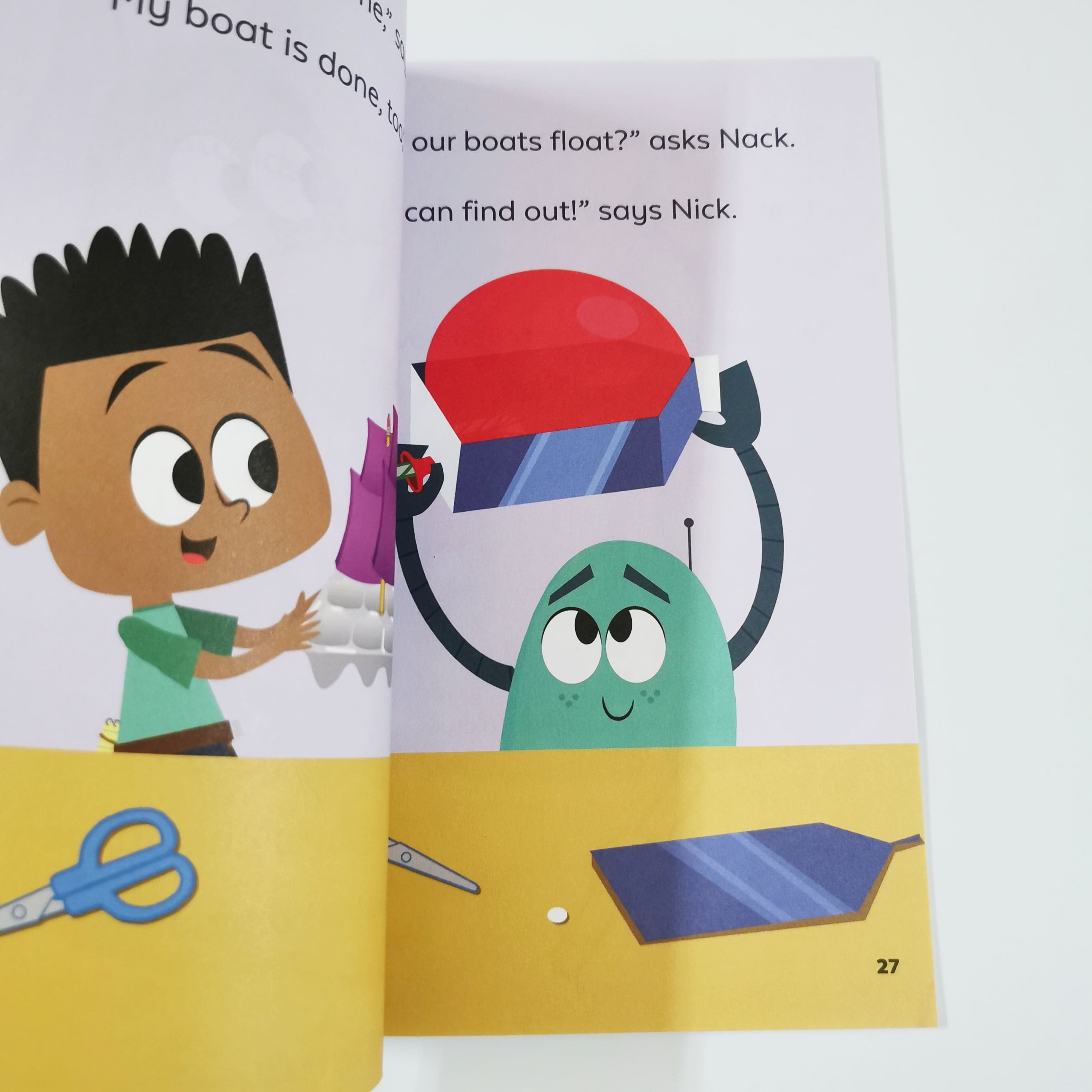 Nick and Nack Float a Boat