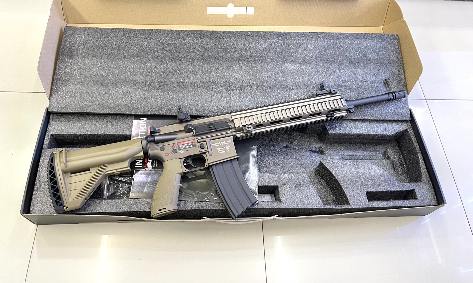 E&C 103 S2 : HK M27 IAR สีทราย บอดี้โลหะ Gen 2