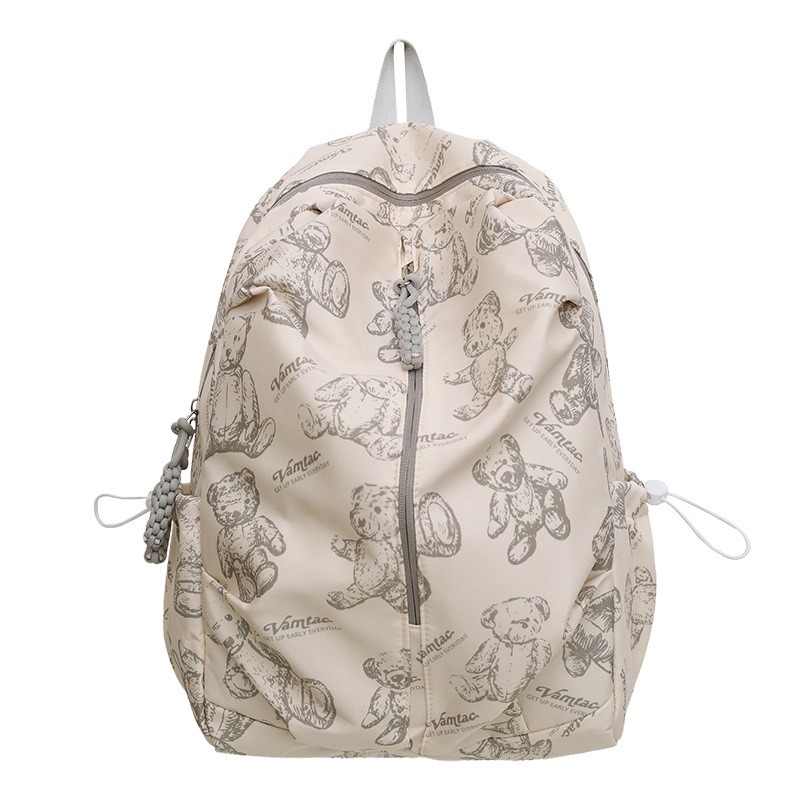 กระเป๋าเป้ ลายน้องหมี ใบใหญ่จุของได้เยอะ รหัส Bag009