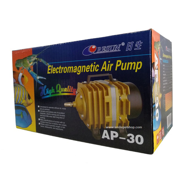 RESUN AP-30 (ปั๊มลมลูกสูบ 60 L/min ลมแรง ของแท้ประกันศูนย์ Resun ประเทศไทย)