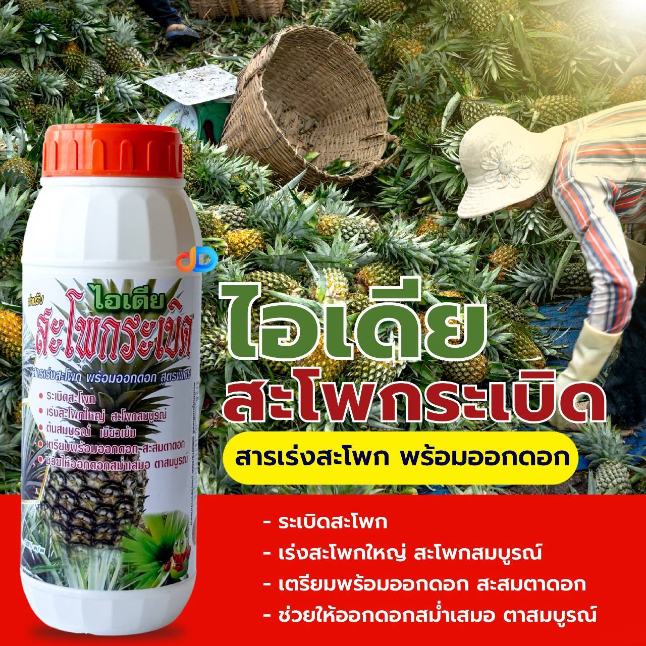 ไอเดีย-สะโพกระเบิด ขนาด 1 ลิตร สารเร่งสะโพก พร้อมออกดอก สูตรพิเศษ