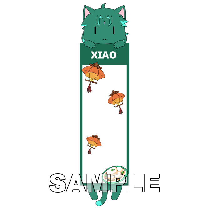 ที่คั่นหนังสือลายแมว Xiao