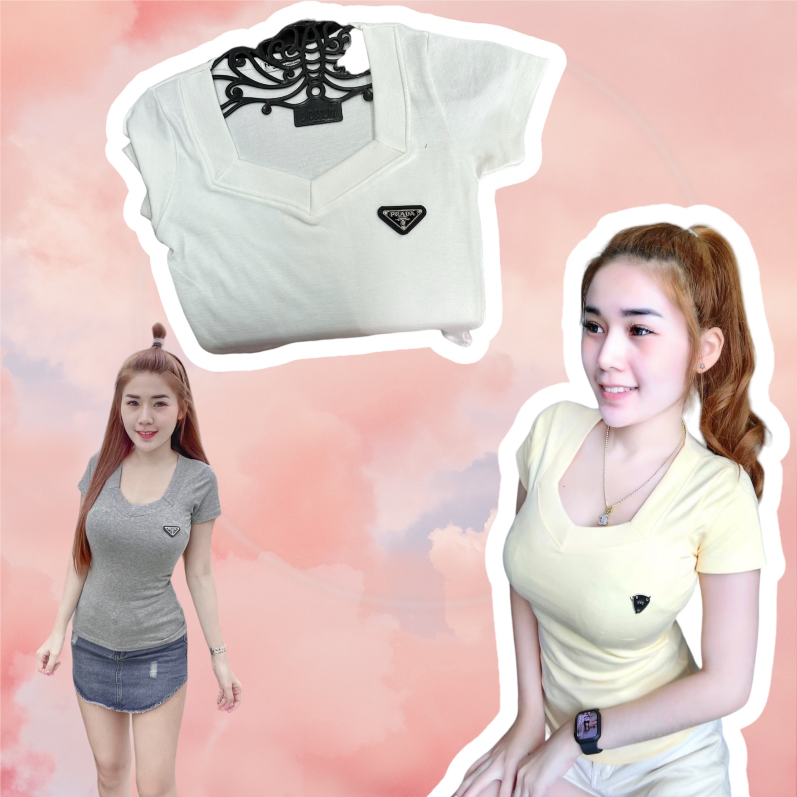 เสื้อยืด เสื้อครอป แฟชั่นยอดฮิต