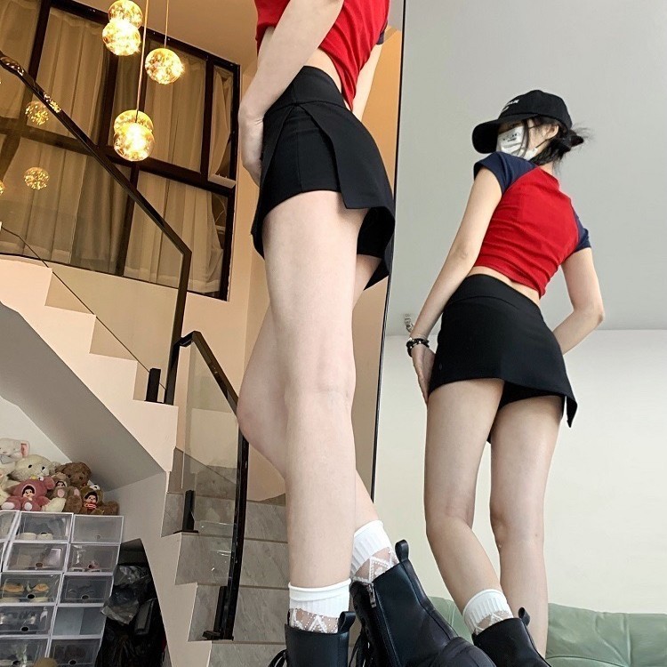 กางเกงกระโปรง สไตล์เกาหลี พร้อมส่งในไทย JB007