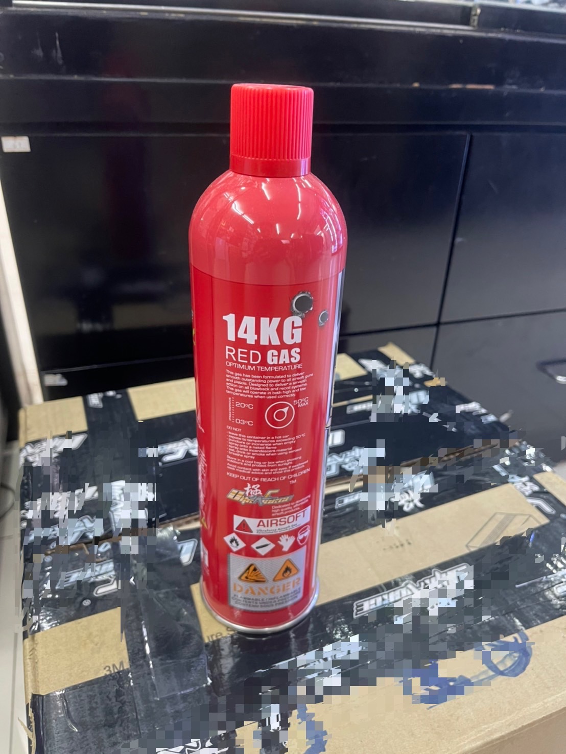 แก๊สแรง Ultra Force Red Gas 14 kg (1100ml)
