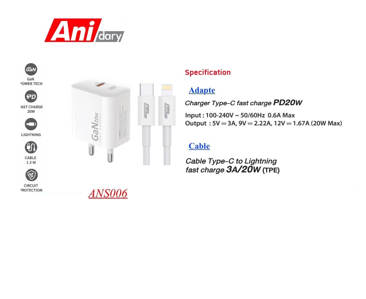 Anidary AC-209 TC to IP 20W(EU)(ANS006)