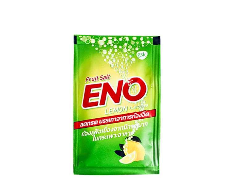 8850615100150 ลดกรด บรรเทาอาการท้องอืด ENO รสมะนาว 4.3 กรัม