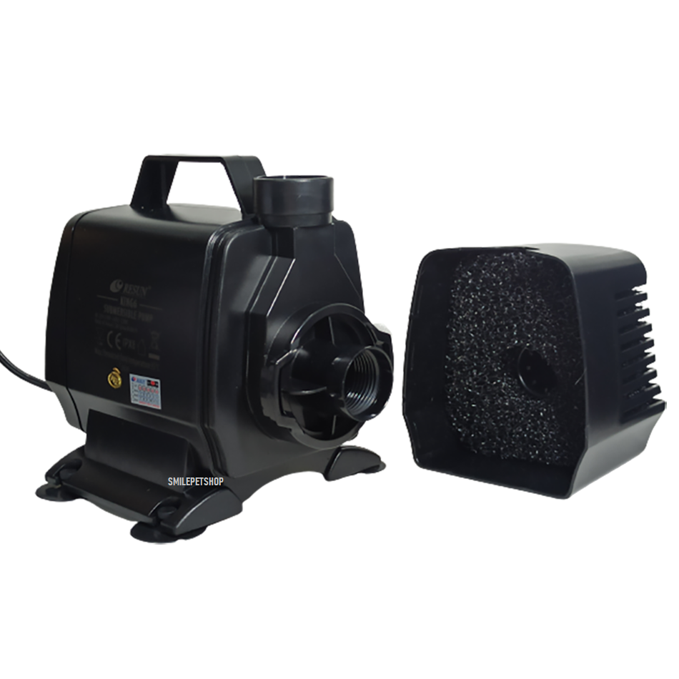 RESUN KING-6 (ปั๊มน้ำทำระบบกรอง หมุนเวียนน้ำ น้ำพุ น้ำตก ความแรง 8500 L/Hr ของแท้ประกันศูนย์ RESUN ประเทศไทย)