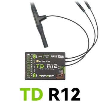FrSky TD R12 - Ricevente DualBand 2.4GHz & 900MHz - Long Range - ACCESS