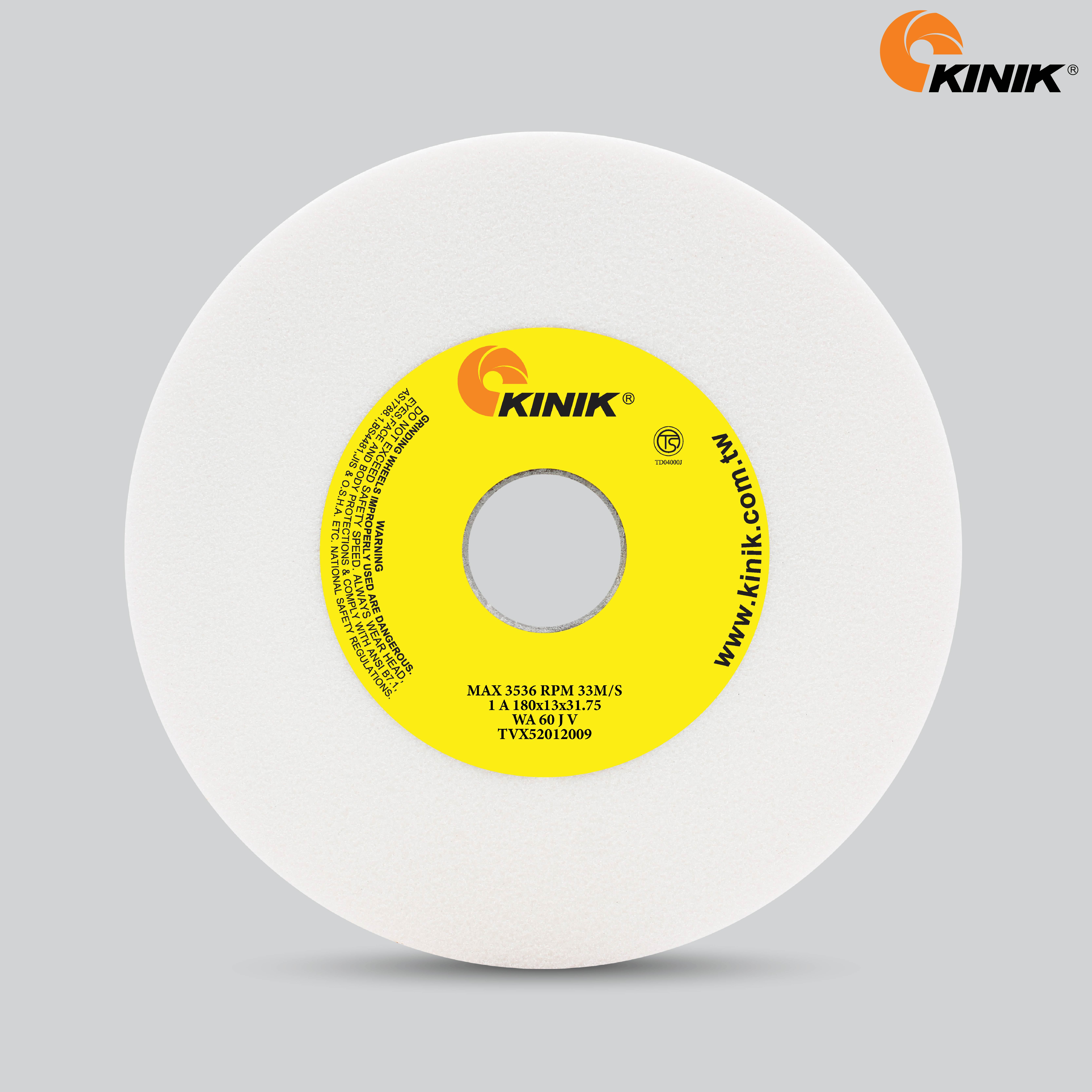 หินเจียร KINIK WA60JV1A 180x13x31.75 mm.
