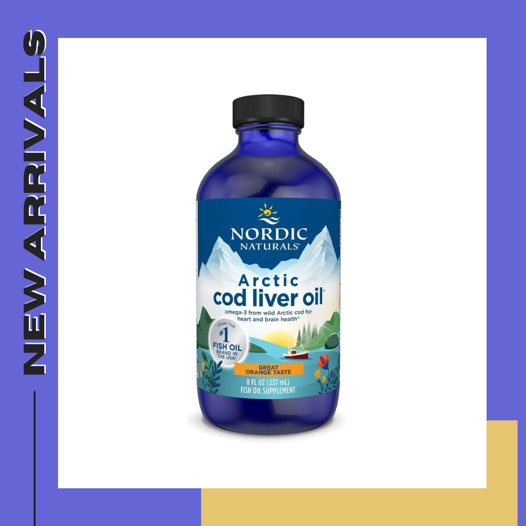 Nordic Naturals Arctic Cod Liver Oil, Orange - 8oz - 1060 mg Omega-3 น้ำมันตับปลา