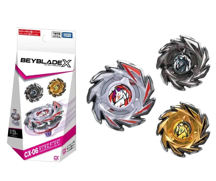 TAKARA TOMY ของแท้!! Beyblade X CX-06 Fox Brush Random Booster Select [กล่องสุ่ม]