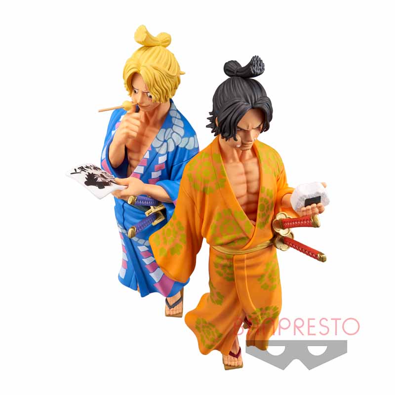[ Figure แท้ ] Lot JP #แมวทอง One Piece - Magazine Figure Portgas.D.ACE & SABO คู่ [ Banpresto ]