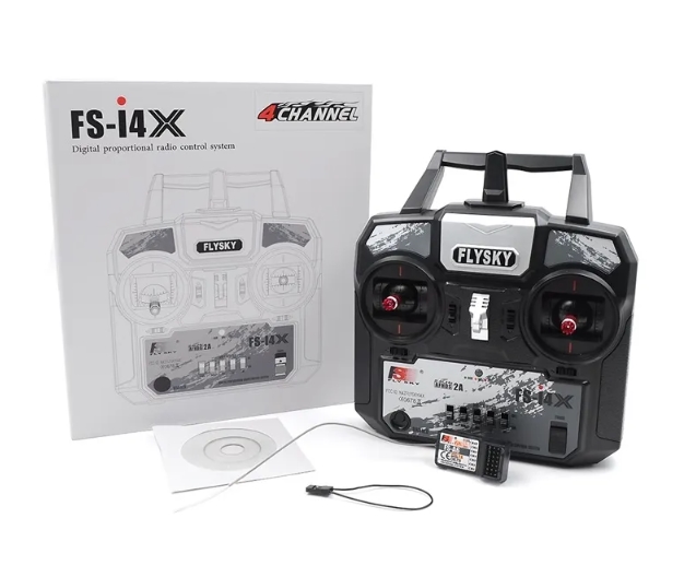 FlySky FS-i4X 2.4GHz 4CH AFHDS R/C Transmitter + FS-A6 Receiver