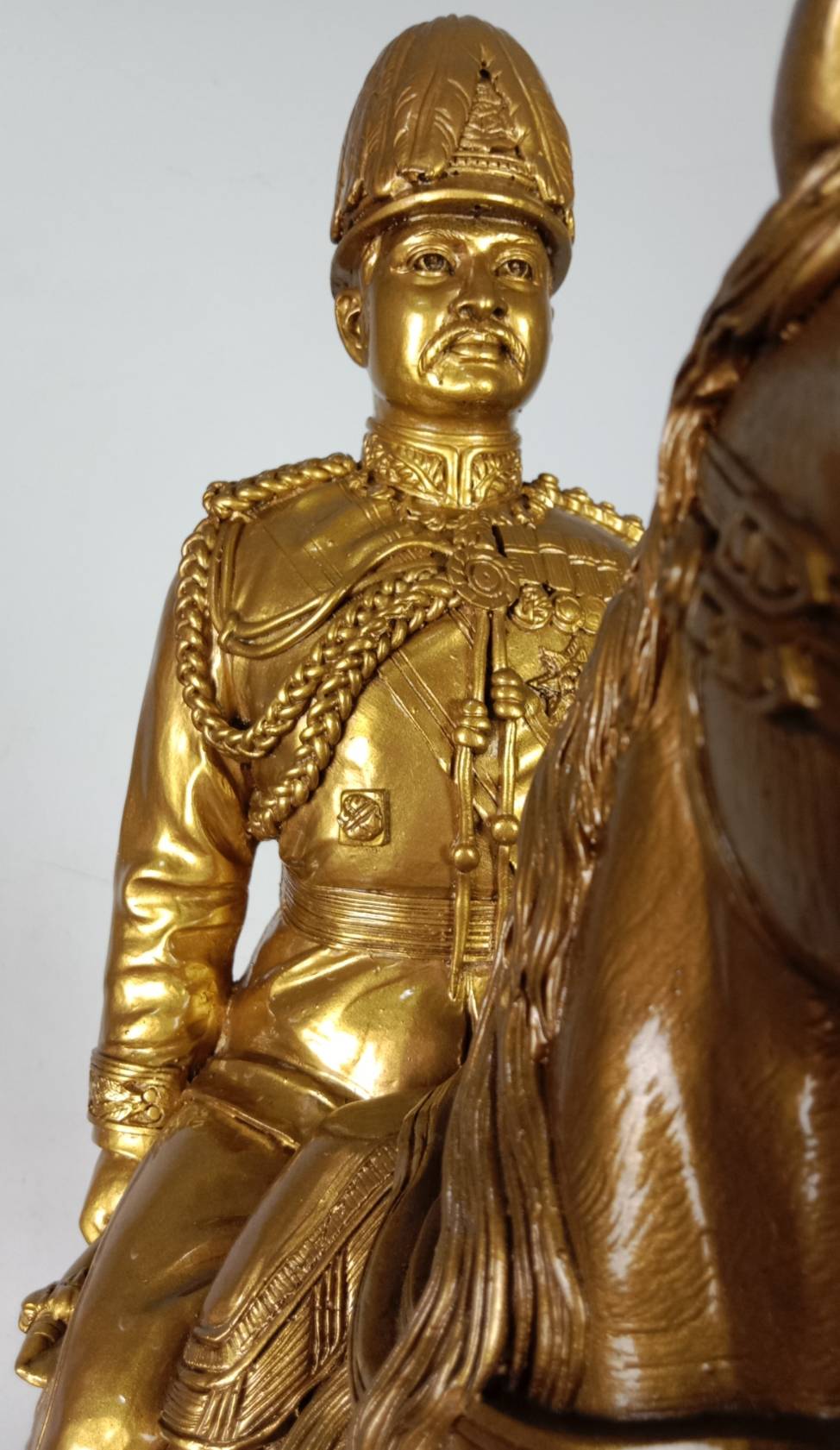 518.พระบรมรูปหล่อในหลวงรัชกาลที่ 5 พระบาทสมเด็จพระปรมินทรมหาจุฬาลงกรณ์ พระจุลจอมเกล้าเจ้าอยู่หัวทรงม้า(พระบรมรูปทรงม้า) องค์ใหญ่