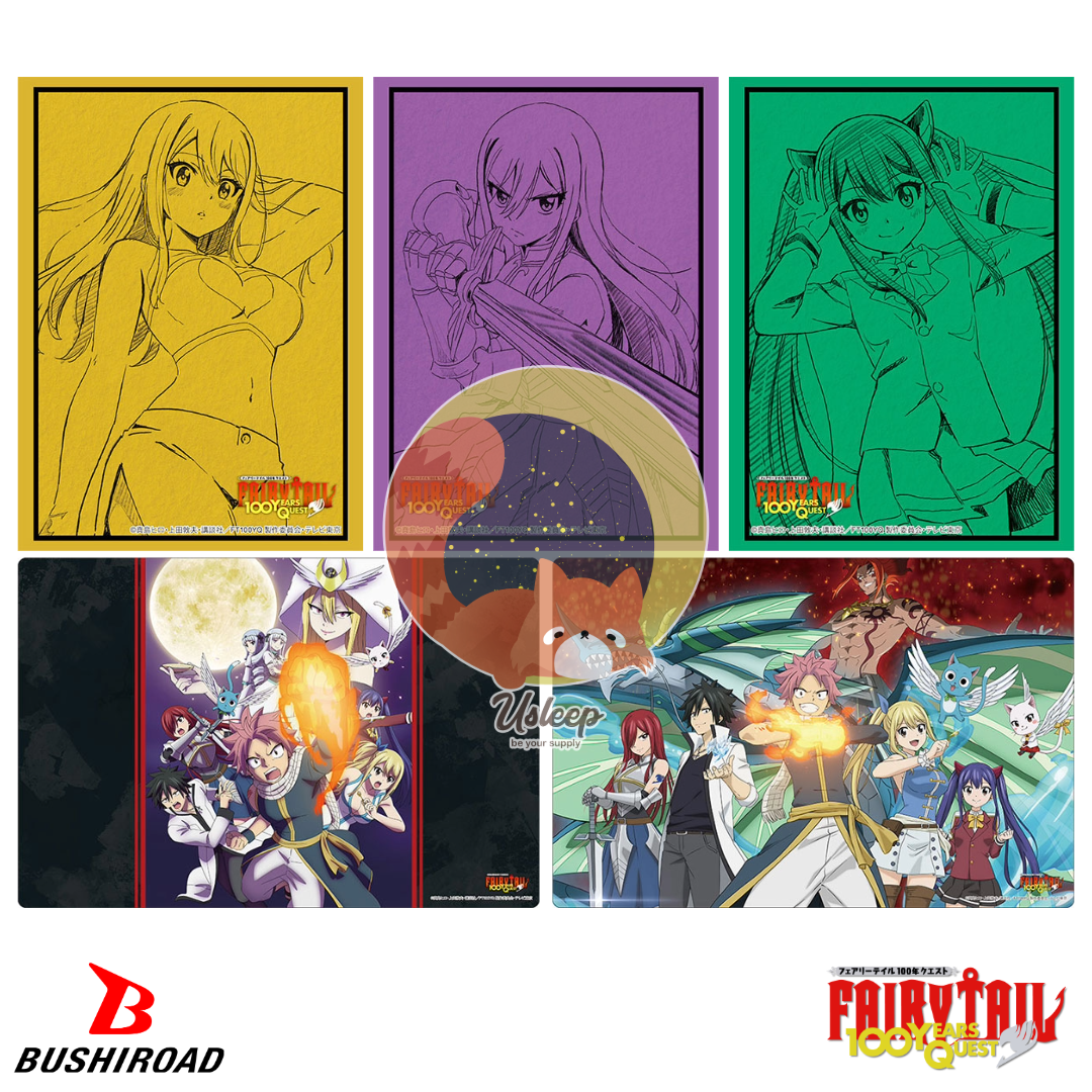 [PRE-ORDER] Bushiroad Sleeve & Rubber Mat V2 FAIRY TAIL 100 Years Quest