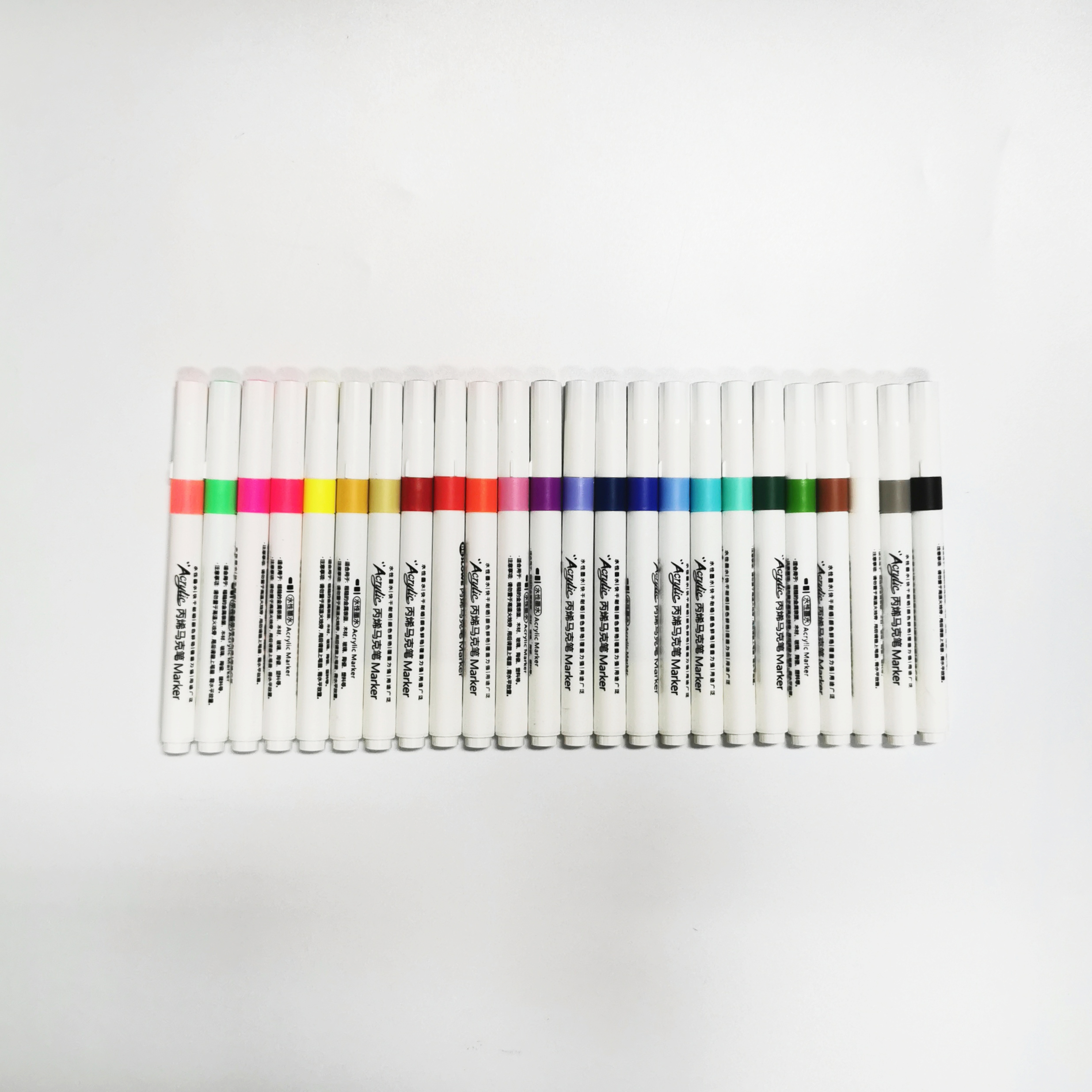 Acrylic Marker 24 Colors Box with Handle
