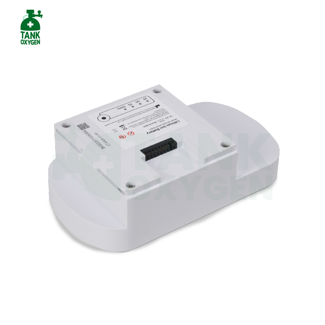 Kingon รุ่น P2-S4 เครื่องผลิตออกซิเจนพกพา ระบบ Pulse Dose สามารถใช้งานได้ทั้งภายในบ้าน บนรถยนต์ มีแบตเตอรี่สำรอง