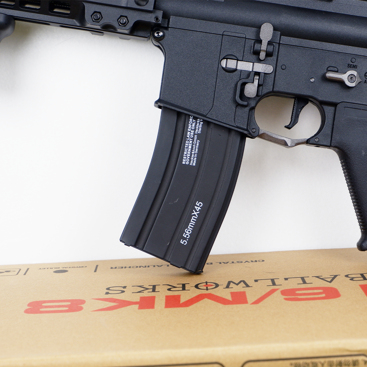 (57)AR16/MK8 สีดำ 250FPS+ แม็กโหลดอัตโนมัติ ยิงรัวได้ ยิงSEMI(ทีละนัด)ได้