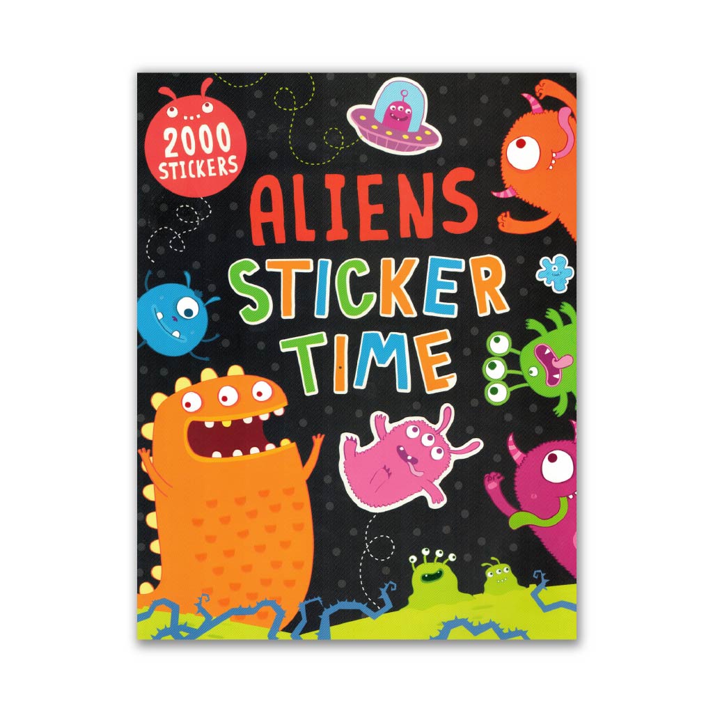 Aliens Sticker Time