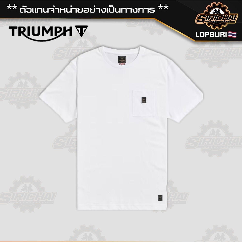 เสื้อยืด Triumph REFUEL WHITE MTSS25107