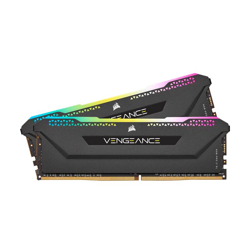 CORSAIR VENGEANCE RGB PRO SL 16GB (8GBx2) DDR4 3600MHz BLACK (CMH16GX4M2D3600C18)