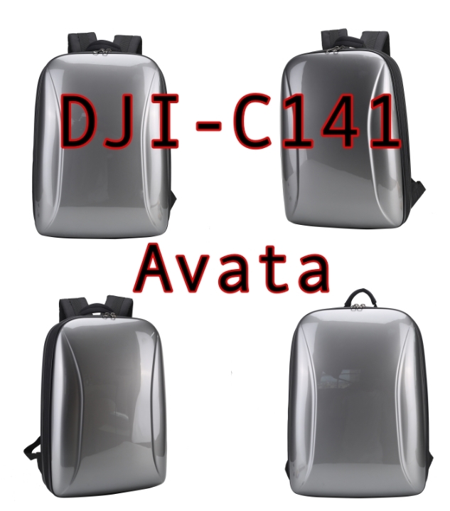 Avata Backpack กระเป๋าเป้สะพายสีเงิน ใส่รีโมทได้ เคสหลังแบบแข็ง กันกระแทก (DJI-C141)