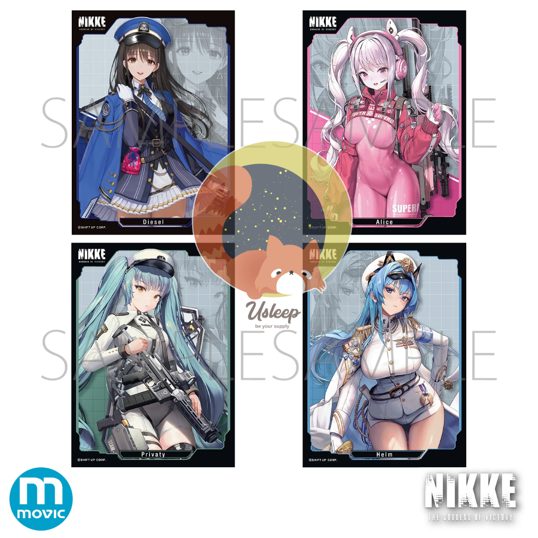 [PRE-ORDER] Chara Sleeve Collection Matte Series Goddess of Victory: Nikke : Diesel, Alice, Primaty, Helm