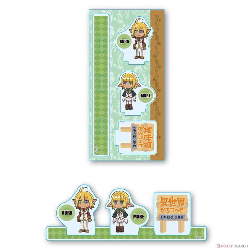 สแตนอะคริลิค ออร่า&มาเร่ -โอเวอร์ลอร์ด[OverLord: Isekai Quarte -Acrylic Stand- Aura&Mare Bella Fiora]