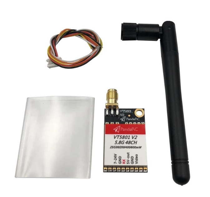 PandaRC - VT5801 V2 5.8G 48CH 25 100 200 400 600mW FPV Transmitter