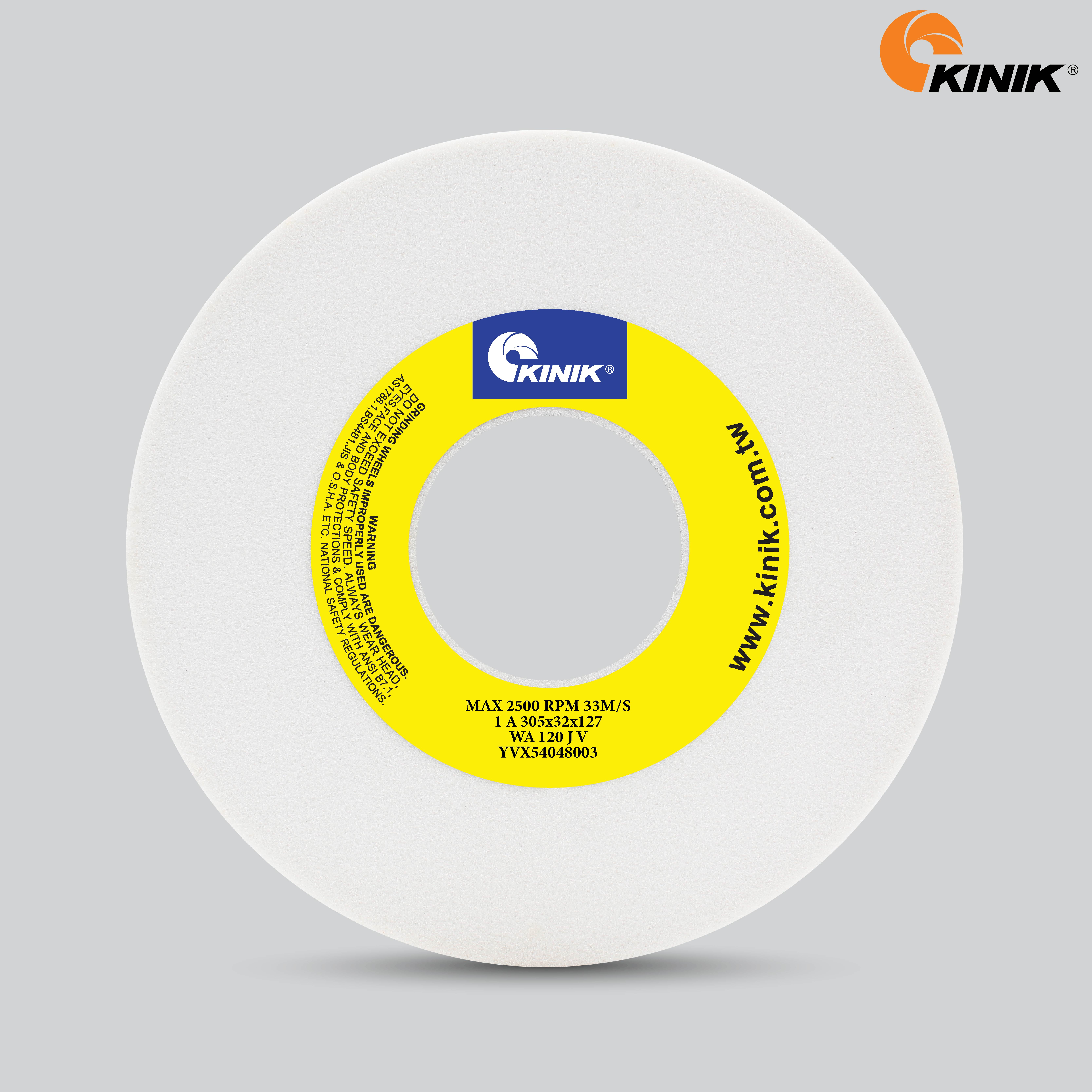หินเจียร KINIK WA80JV1A 255x19x76.2 mm.