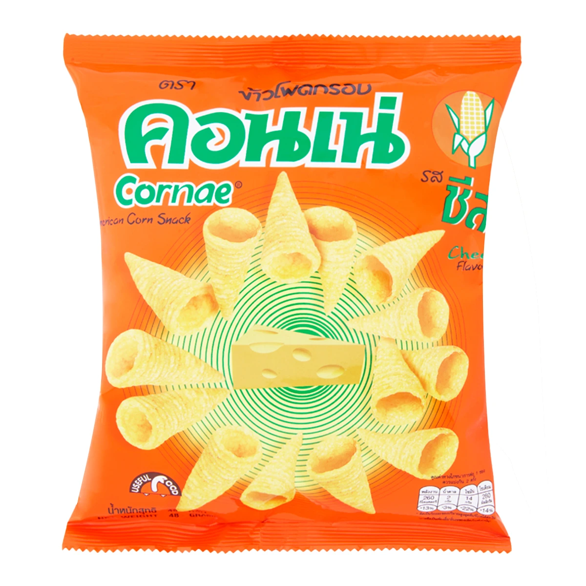 8851727003254 ข้าวโพดกรอบ คอนเน่ รสชีส 48 กรัม