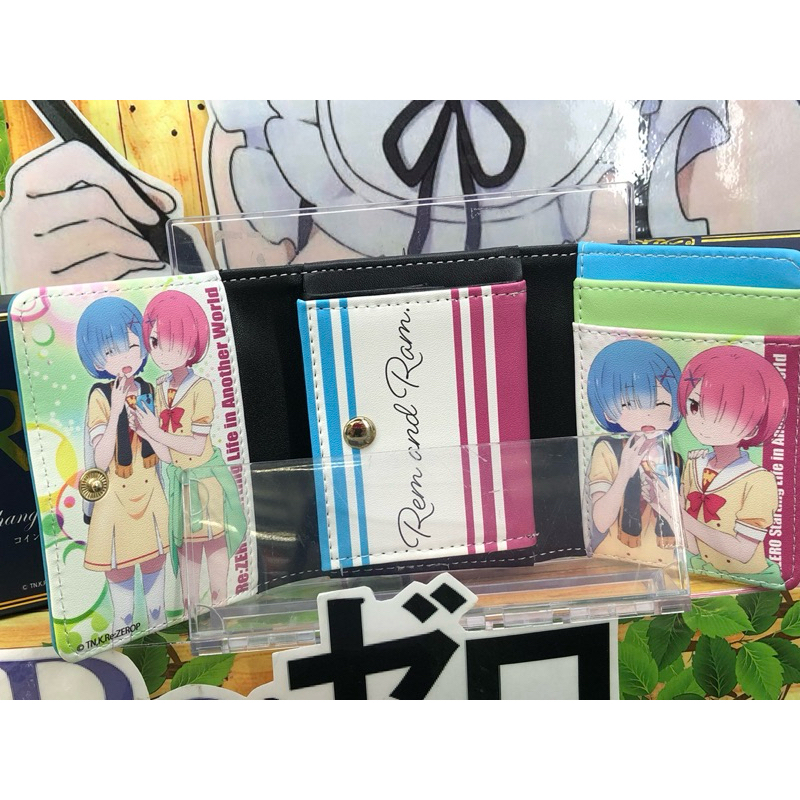 กระเป๋าใส่เหรียญ เรม&แรม จากอะนิเมะรีซีโร่[Re:Zero Starting Life in Another World −Wallet Coin Case- Rem&Ram]