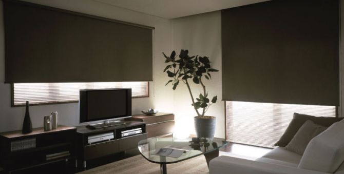 ม่านม้วนปรับแสง แบบทึบ Roller Blinds TLBs DIY ออฟฟิศ สำนักงาน สำเร็จรูป