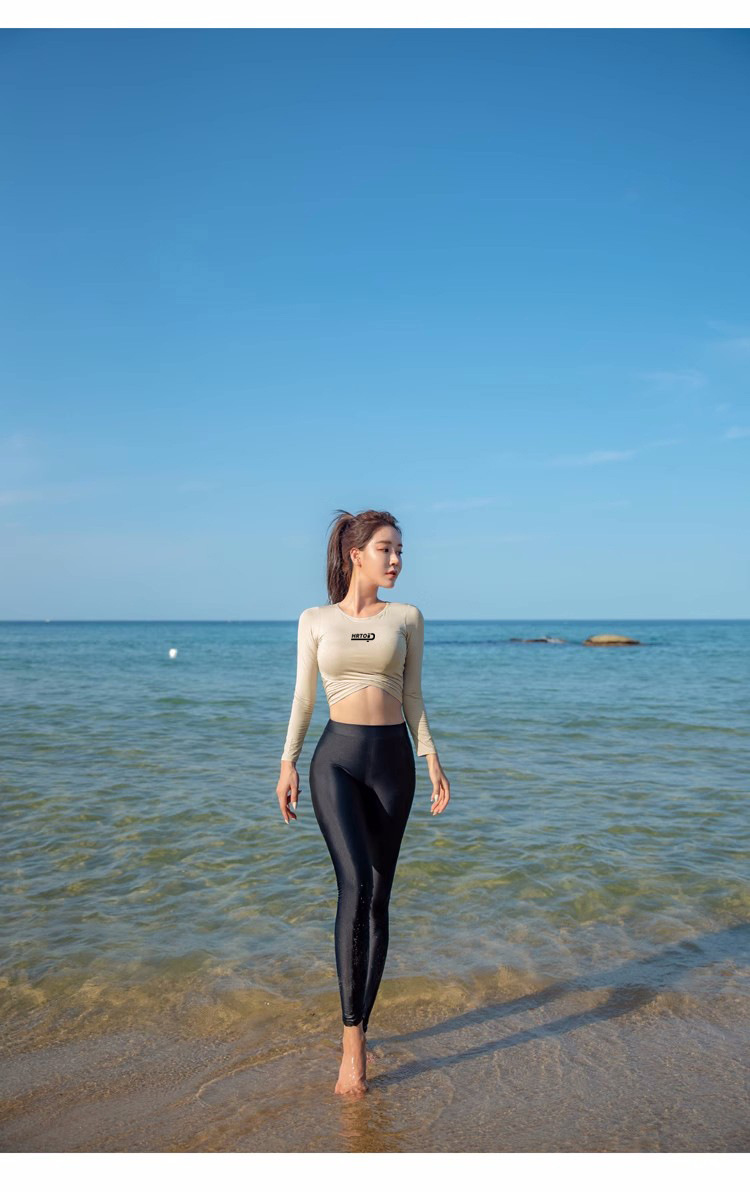 ชุดว่ายน้ำ แขนยาว ขายาว เซ็ท 2 ชิ้น รหัส SW80850